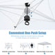 DIY White Pop Up Canopy Tent Wheeled Bag Included, Optional Sides