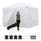 DIY White Pop Up Canopy Tent Wheeled Bag Included, Optional Sides