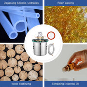 DIY 2-Gal Vacuum Degassing Chamber Stainless Steel