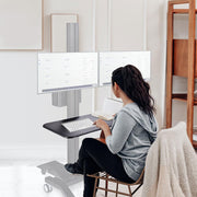 DIY PC Keyboard Tray for Mobile Workstation Cart