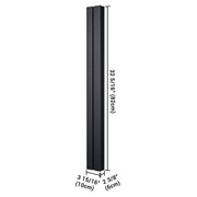 DIY Mobile Workstation Cart Part - Support Pole 32" for VESA Mount