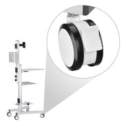 DIY NexusX Set(2) 3" Swivel Casters with Brakes for Mobile Workstation Cart