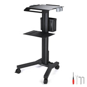 DIY Mobile Laptop Workstation Server Crash Cart with Power
