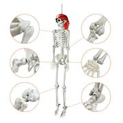DIY Halloween Decor 5.4 ft. Skeleton Prop Posable Full Body