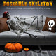 DIY Halloween Decor 5.4 ft. Skeleton Prop Posable Full Body