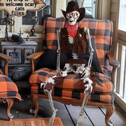 DIY Halloween Decor 5.4 ft. Skeleton Prop Posable Full Body