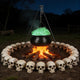 DIY Halloween Lighted Outdoor Witches Cauldron Black