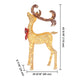 DIY Light Up Reindeer Christmas Yard Lawn Decor, 1-piece(Buck)