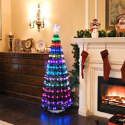 DIY Pre-lit Christmas Tree Multi-Color(16 million) Remote & APP Control
