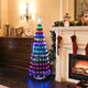 DIY Pre-lit Christmas Tree Multi-Color(16 million) Remote & APP Control