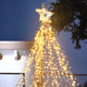 DIY 28ft Patio Outdoor Lights Tree Warm White 20'Hx26'D