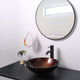 DIY Antique Round Vessel Tempered Glass Bathroom Sink