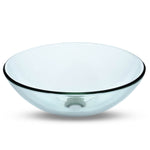 DIY 16" Glass Vessel Sink Bowl for Bathroom Vanities