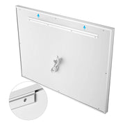DIY Frameless Bathroom Mirror with Lights Touch Switch 32x24