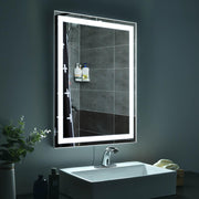 DIY Frameless Bathroom Mirror with Lights Touch Switch 32x24