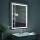 DIY Frameless Bathroom Mirror with Lights Touch Switch 32x24