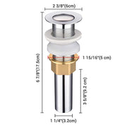 DIY Rectangular Vessel Bathroom Porcelain Sink w/ Drain