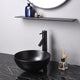 DIY 12" Round Black Vessel Sink Pop up Drain