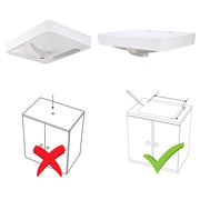 DIY Drop-in Bathroom Porcelain Sink w/ Overflow & Drain