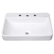 DIY Drop-in Bathroom Porcelain Sink w/ Overflow & Drain
