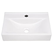 DIY Rectangular Bathroom Sink w/ Drain Porcelain 18"x12"