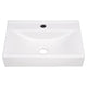 DIY Rectangular Bathroom Sink w/ Drain Porcelain 18"x12"