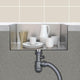 DIY 25" Undermount Single Stainless Kitchen Sink with Drain Basin Rack