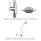 DIY Pull-out Bar Sink Kitchen Faucet Stainless 1-Handle
