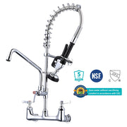 26" Kitchen Pre-Rinse Faucet with Spray Add-on Faucet