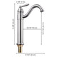 DIY Tall Single-Hole Bath Bar Lavatory Faucet