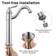 DIY Tall Single-Hole Bath Bar Lavatory Faucet