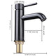 DIY Aquaterior Bathroom Lavatory Faucet Single Handle 7.5"H