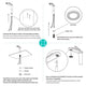 DIY Tall Vessel Sink Faucet Single-Hole 12"H