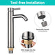 DIY Bathroom Vessel Faucet 1-Hole 12in.
