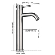 DIY Bathroom Vessel Faucet 1-Hole 12in.