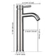 DIY Bathroom Vessel Faucet 1-Hole 12in.