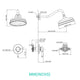 DIY One-Handle Bath Shower Faucet Wall Mounted Oil Rubbed Bronze