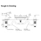 DIY 2-Handle Waterfall Faucet Bathroom Bathtub Brushed Nickel