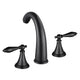 DIY Bathroom Widespread Faucet 2-Handle Hot & Cold 6.7"H