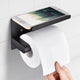 DIY Toilet Roll Holder Wall Mounted Stainless Steel
