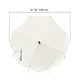 7ft Patio Market Umbrella Replacement Canopy 8-Rib Boho 5-10yr