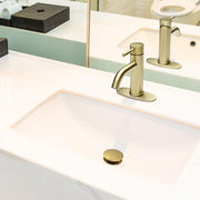 DIY Aquaterior Bathroom Lavatory Faucet Single Handle 7.5"H