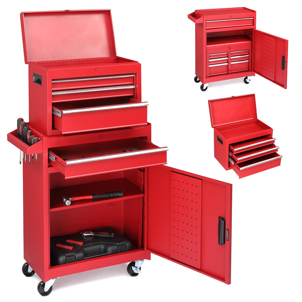 DIY 2 in 1 Tool Chest on Wheels with Drawers(4) 20