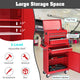 DIY 2 in 1 Tool Chest on Wheels with Drawers(4) 20"W x 40"H Lockable