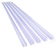 5 Piece 3 Foot Clear PVC Channel Moun for Neon Rope Lights