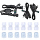 DIY 150ft Waterproof LED Rope Light Blue 120V Plug-in