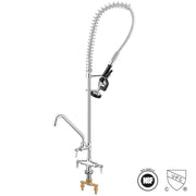 DIY Commercial 2-handle Pull-out Faucet Add-on Faucet