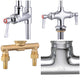 DIY Commercial 2-handle Pull-out Faucet Add-on Faucet