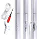 DIY Aluminum Sectional Flagpole Kit with US Flag(20/25/30FT Options)