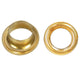 DIY 1/4" #0 Brass Grommets and Washers Pack 2000